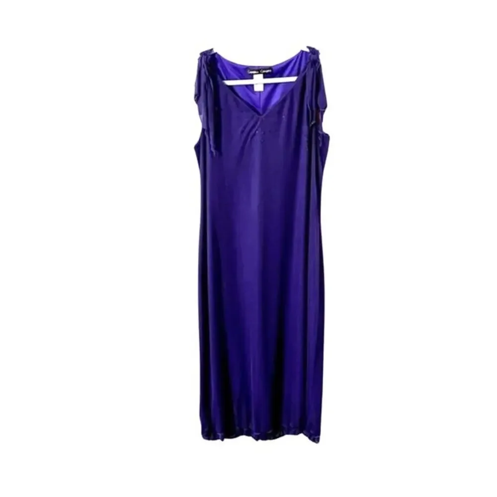purple maxi dress size 16 SOLERSUN Plus Size Elegant Purple Summer Dress,Wedding Guest Deep V Neck  Cross A-Line Long Dress,Solid Color Casual Loose Simple Fashion Holiday Maxi  Dress